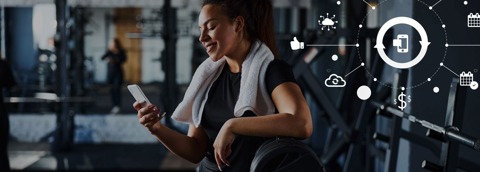 <font size='5'>Business Text Messaging for </font><br>Fitness
