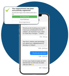 salon and spa sms campaign booking drip campaign