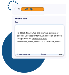 Text template for Multi-location organizations
