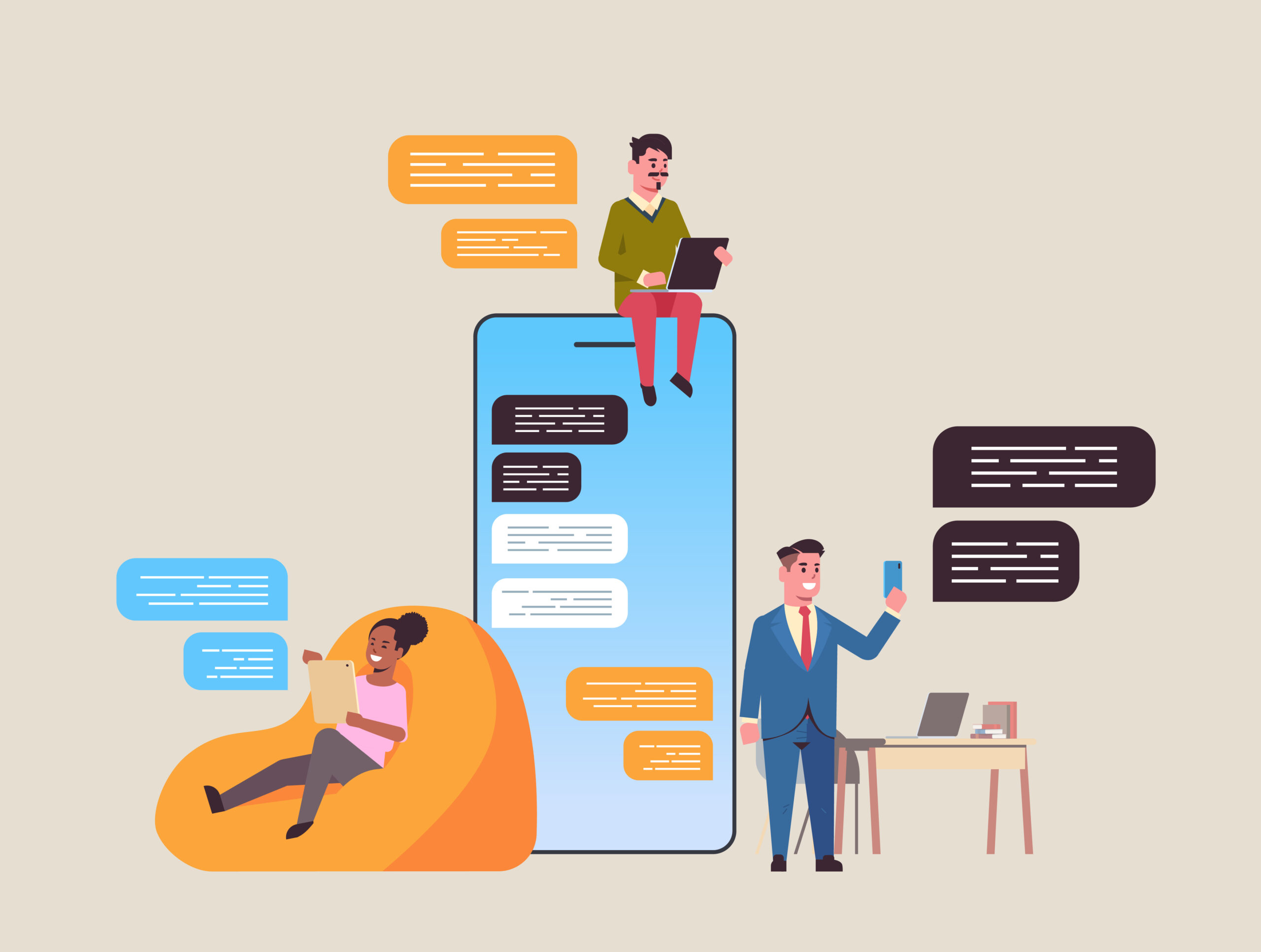 Mass sms texting