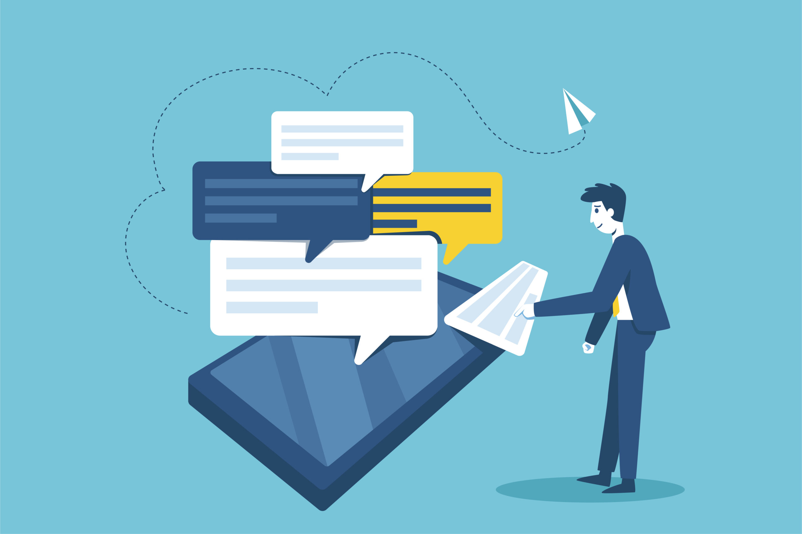 Text blast services